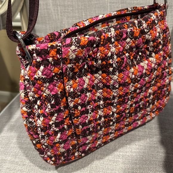 Vera Bradley Hadley Crossbody | Shoulder Bag Houndstooth Tweed Retired - Picture 11 of 15